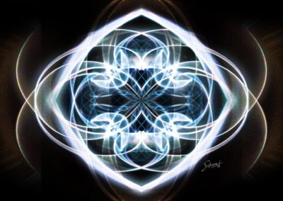 Abstract lines art