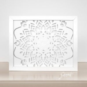 Mandala Art 8x10-1 Framed
