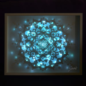 Mandala IlluminART™ Framed LED Backlit CHANGING COLORS LIGHTS 16x20-1